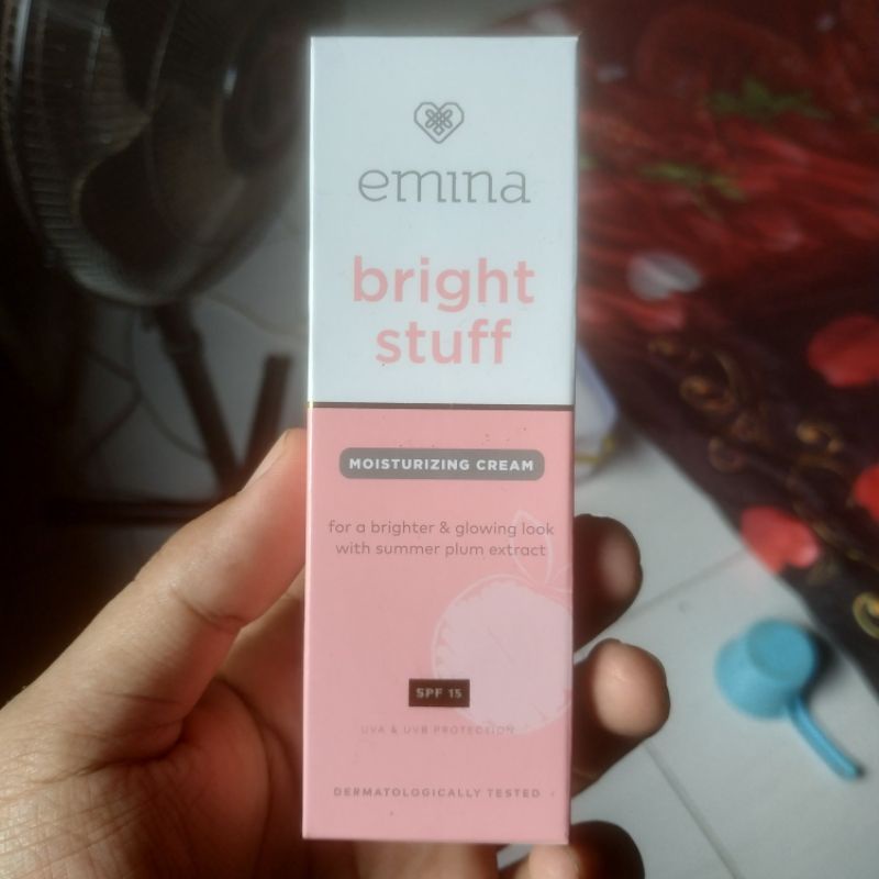 Jual Emina Bright Stuff Moisturizing Cream 20ml Shopee Indonesia