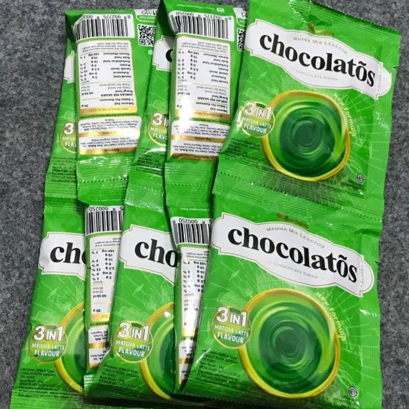 Jual Chocolatos Rasa Matcha Latte Renteng Isi Pcs Bungkus Shopee