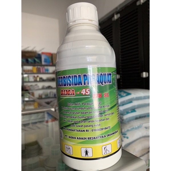 Jual Herbisida Kontak BIMA 45 PARAQUAT 278 SL 1 Liter Shopee