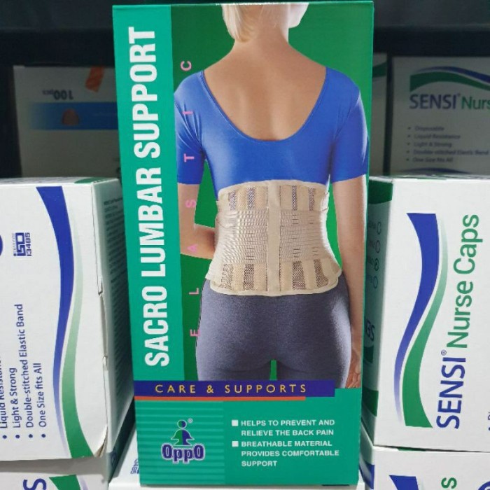 Jual New Korset Sacro Lumbar Support Oppo Penyangga Tulang