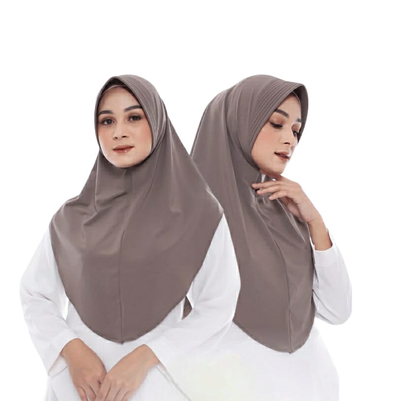 Jual Jilbab Bergo Instan Hamidah Jersey Hijab Instan Jersey Kerurudng