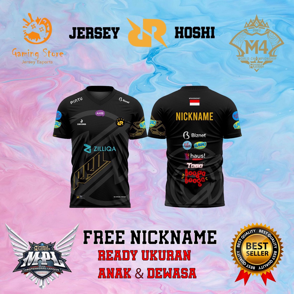 Jual Jersey RRQ Hoshi M4 Edition Shopee Indonesia