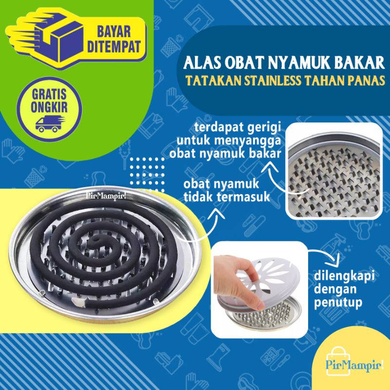 Jual Mosquito Coil Holder Alas Tatakan Obat Nyamuk Bakar Tempat