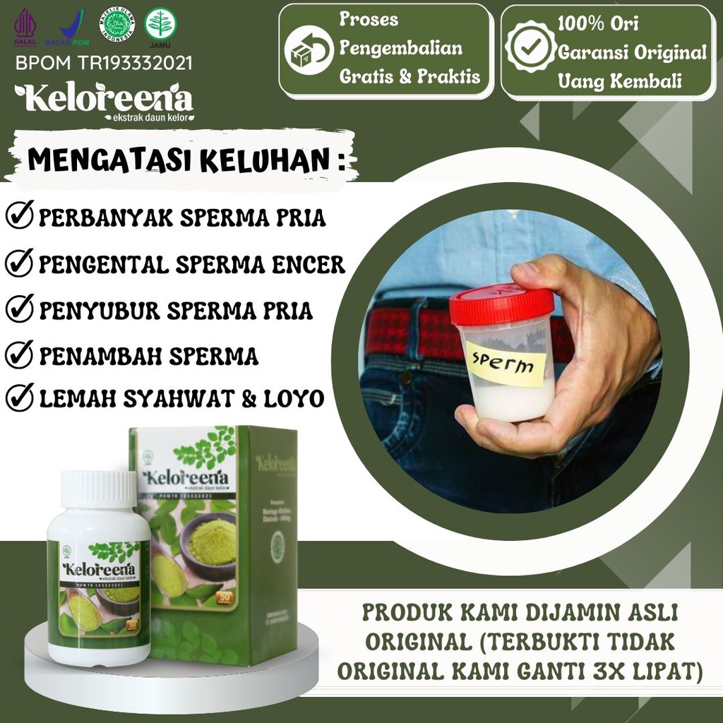 Jual Herbal Memperbanyak Sperma Pria Penambah Sperma Kosong Katup Mani