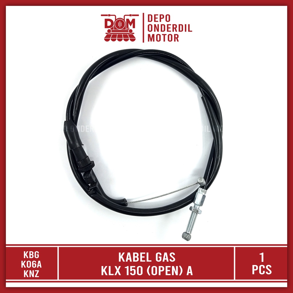 Jual Kabel Gas KLX 150 OPEN ATAS KNZ Cabel Cable Seling Tali Kawat