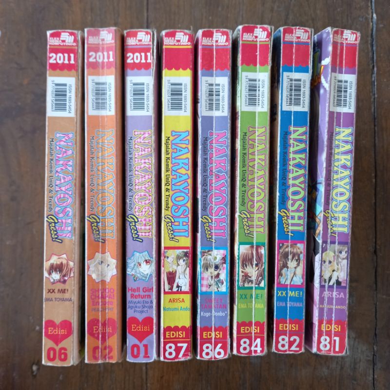 Jual Preloved Majalah Komik Remaja Shoujo Jepang NAKAYOSHI GRESS