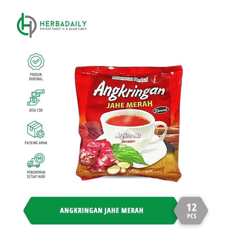 Jual Angkringan Jahe Merah Kemasan Renceng 12 Sachet Shopee Indonesia