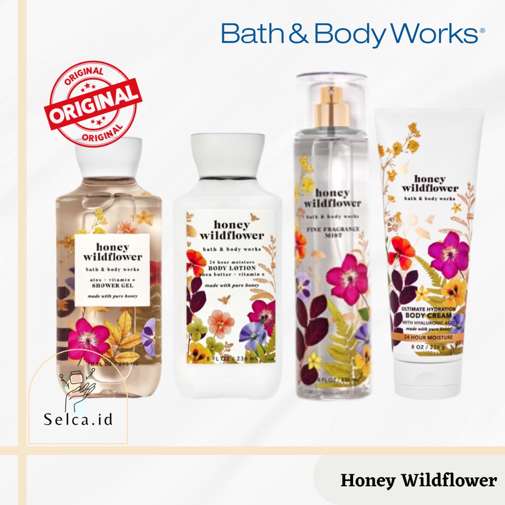 Jual Bbw Wildflower Honey Shower Gel Bath Body Works Wildflower