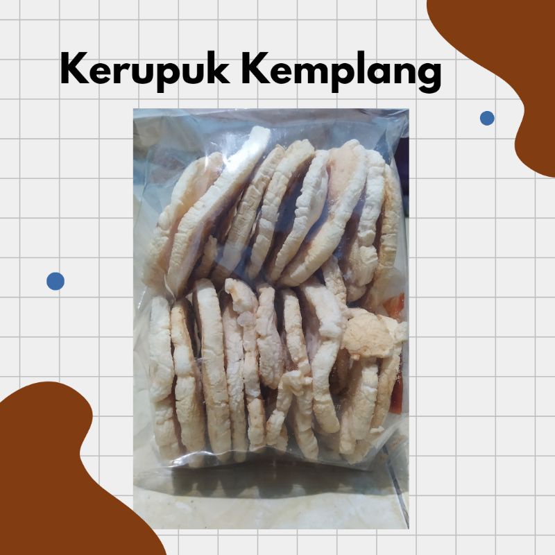 Jual Kerupuk Kemplang Bakar Jajanan Ringan Makanan Cemilan Shopee