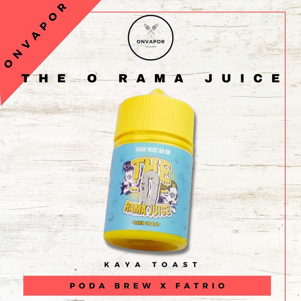 Jual The O Rama Juice V Liquid Kaya Toast By Fatrio X Poda Brew