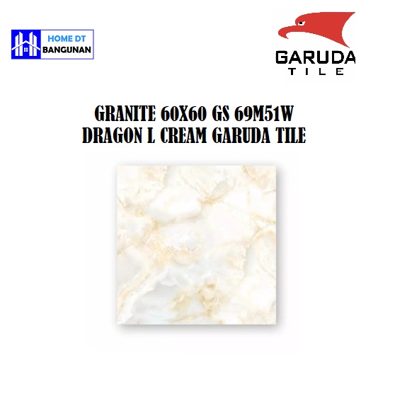 Jual Granite Lantai X Dragon L Cream Garuda Porcelain Glossy