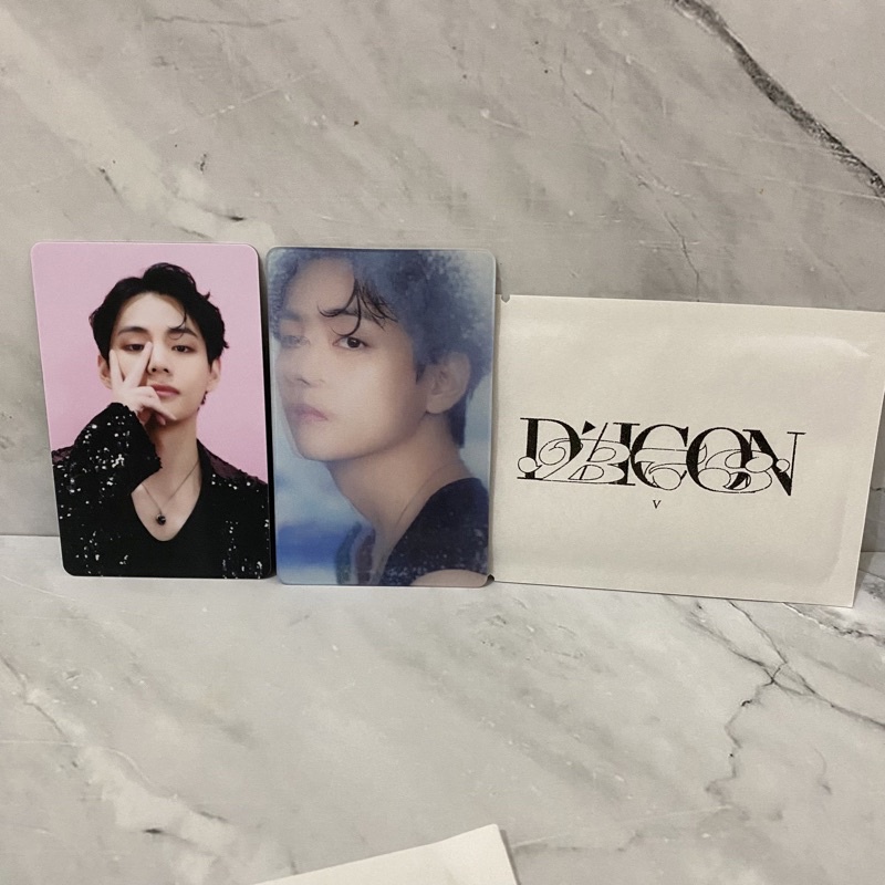 Jual BTS Dicon 102 V Taehyung Tae Spc Special Photocard Pvc Lenticular