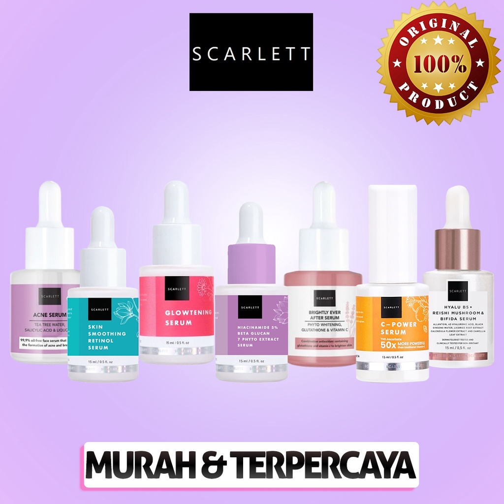 Jual Scarlett Face Serum Serum Wajah Whitening Ml Age Delay Hyalu