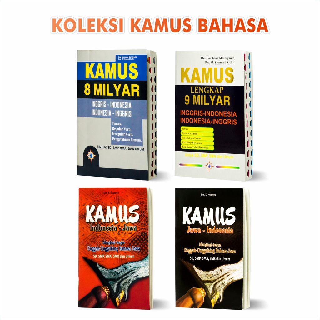 Jual Kamus Lengkap Lengkap 9 Milyar 8 Milyar Dan Bahasa Inggris Dan