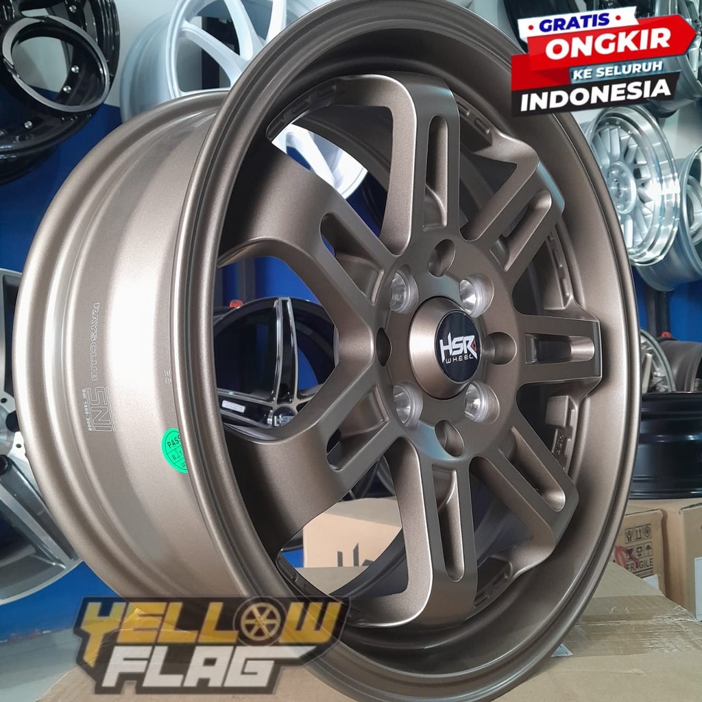 Jual Velg Mobil Datsun Go Karimun Ring 15 DAIMON HSR Wheel Velg Racing