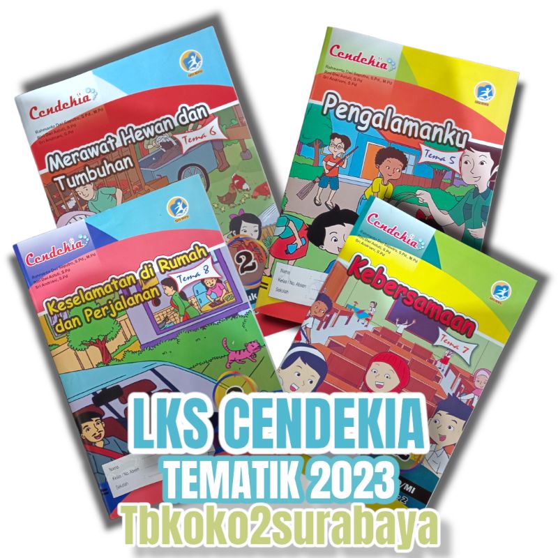 Jual BUKU LKS TEMATIK KELAS 2 SEMESTER 2 LKS CENDEKIA PUSTAKA CENDEKIA