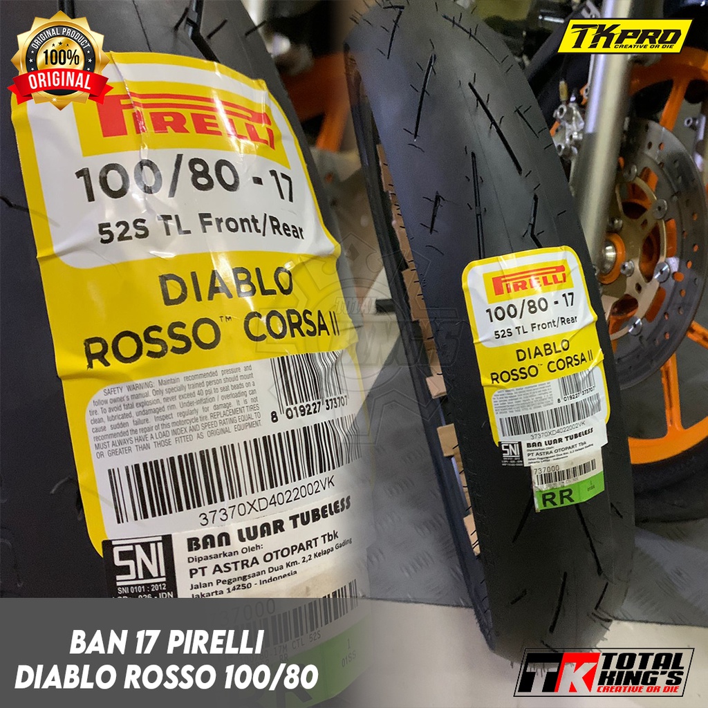 Jual Ban Pirelli Diablo Rosso Corsa Ring Uk Universal