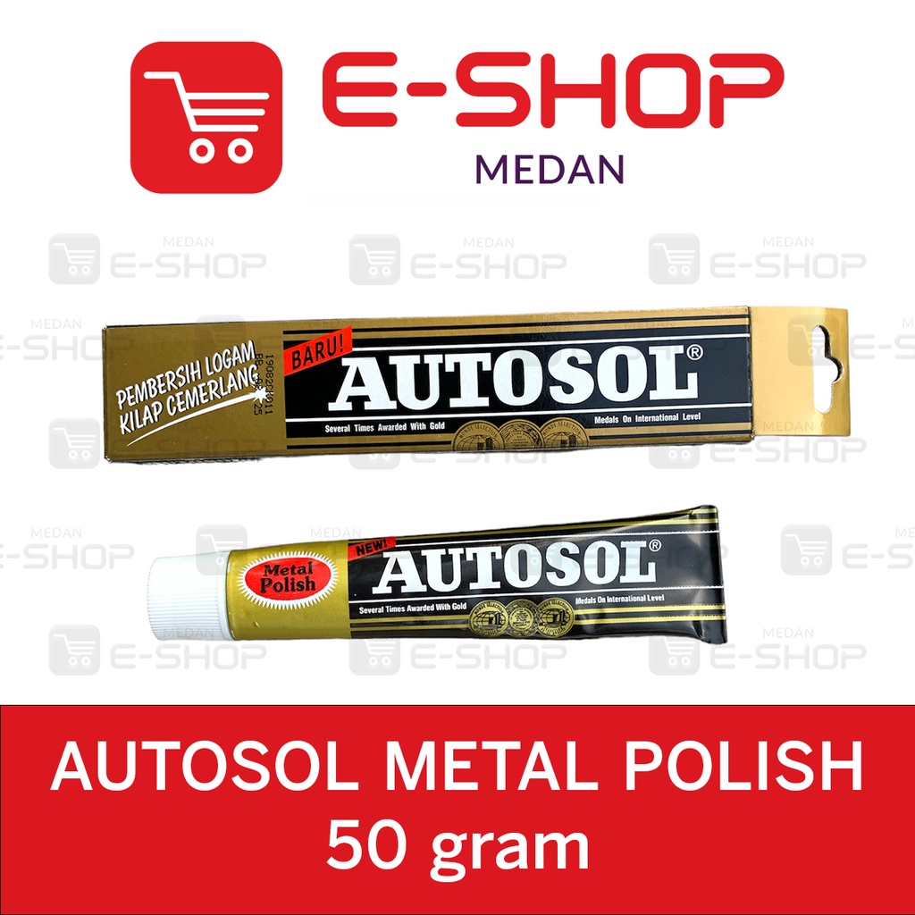 Jual Autosol Metal Polish 50 Gram Pembersih Pengkilap Chrome Stainless