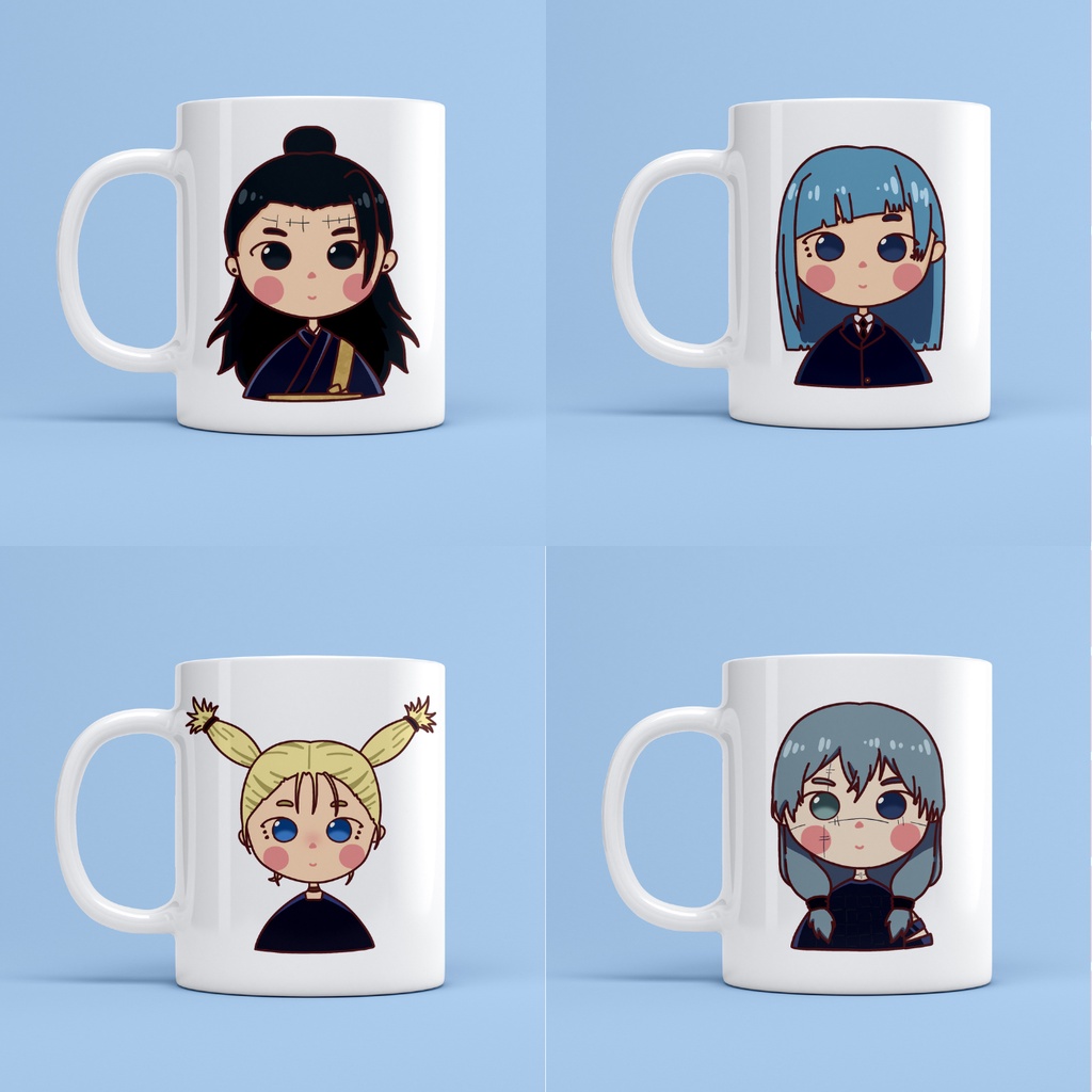 Jual Jujutsu Kaisen Mug Ver New Characters Jjk Mug Gelas Anime