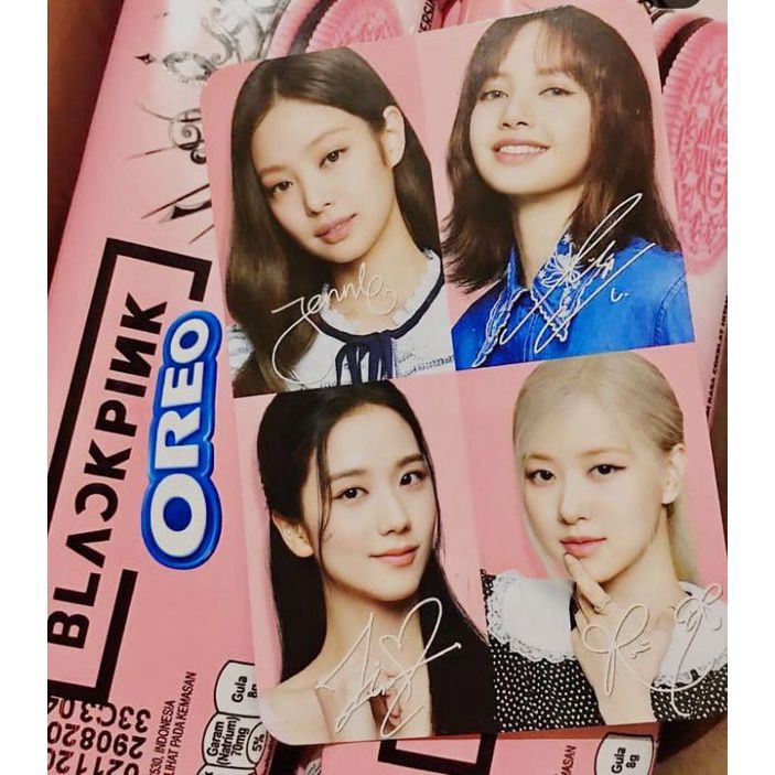 Jual Oreo X Blackpink Photocard Only Shopee Indonesia