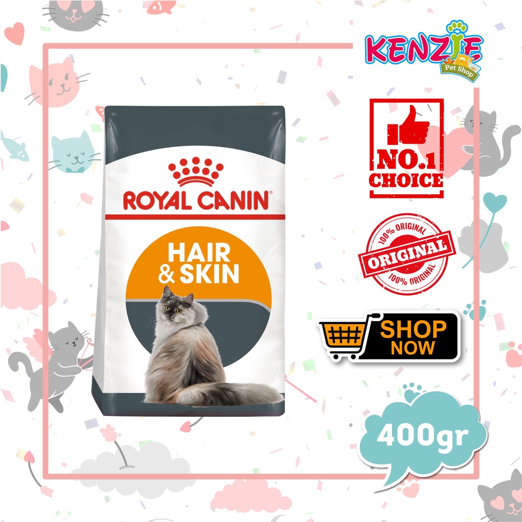 Jual ROYAL CANIN HAIR AND SKIN 400 Gr Shopee Indonesia