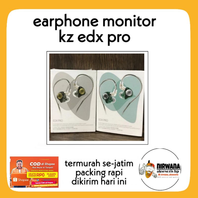 Jual Kz Edx Pro Original Earphone Knowledge Zenith With Mic Edx Pro Alt