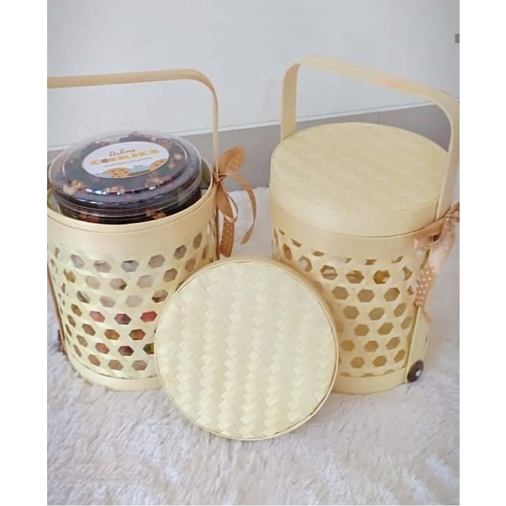 Jual Aster Motopuru Keranjang Bambu Wadah Bambu Hampers Bambu