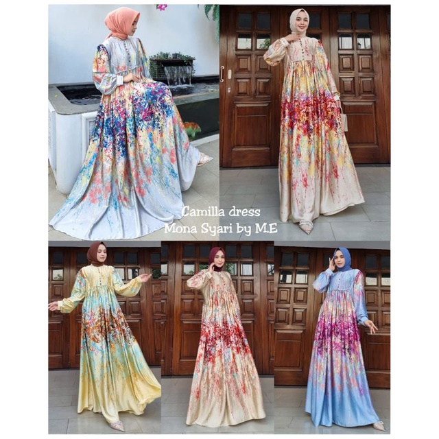 Jual Camilla Dress Original By Monasyari Shopee Indonesia