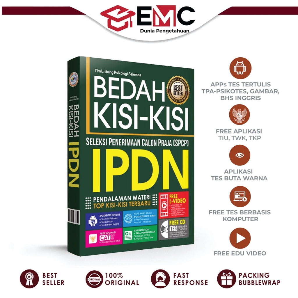 Jual Emc Buku Ipdn Terbaru Bedah Kisi Kisi Ipdn Terbaru Shopee