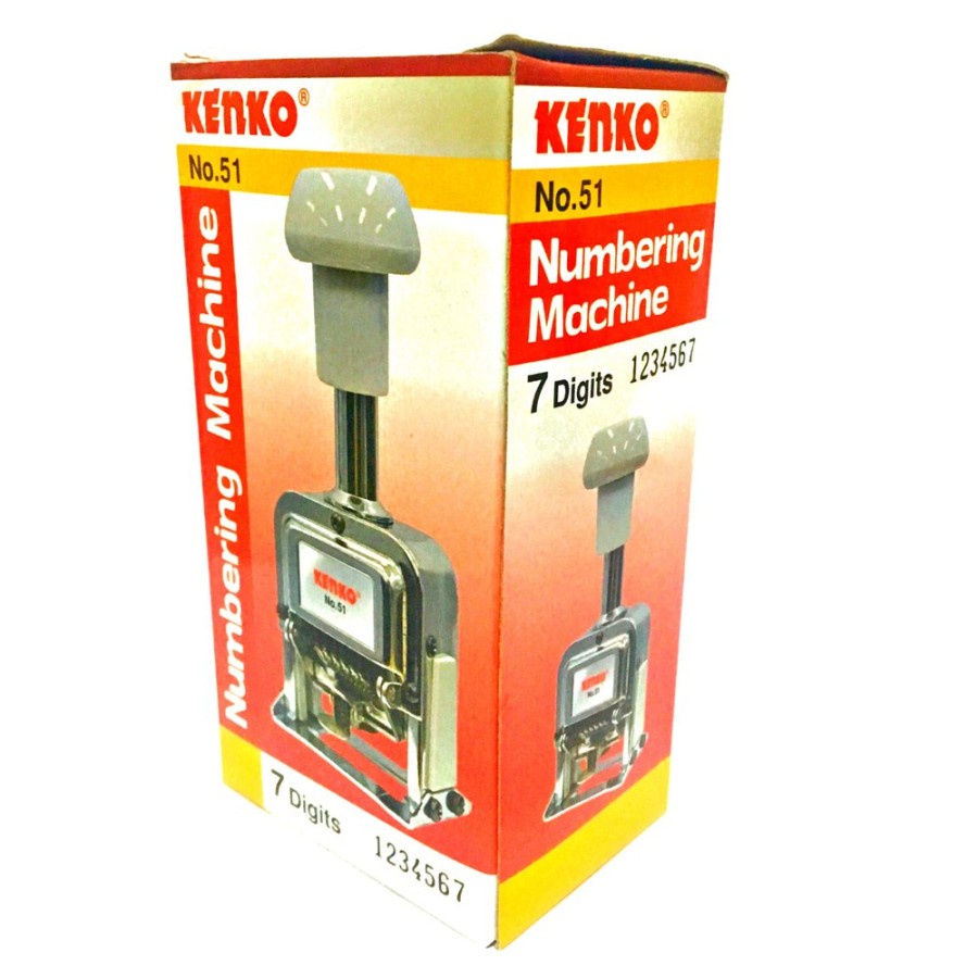 Jual Numbering Machine Kenko No 51 7 Digits Numbering Kenko