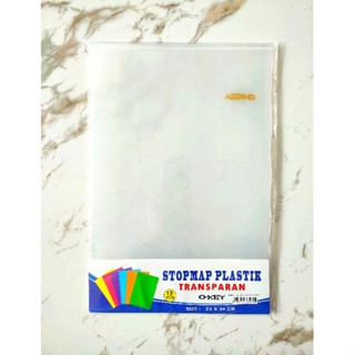 Jual Map L Plastik Transparan Okey Stopmap L Pack Pcs