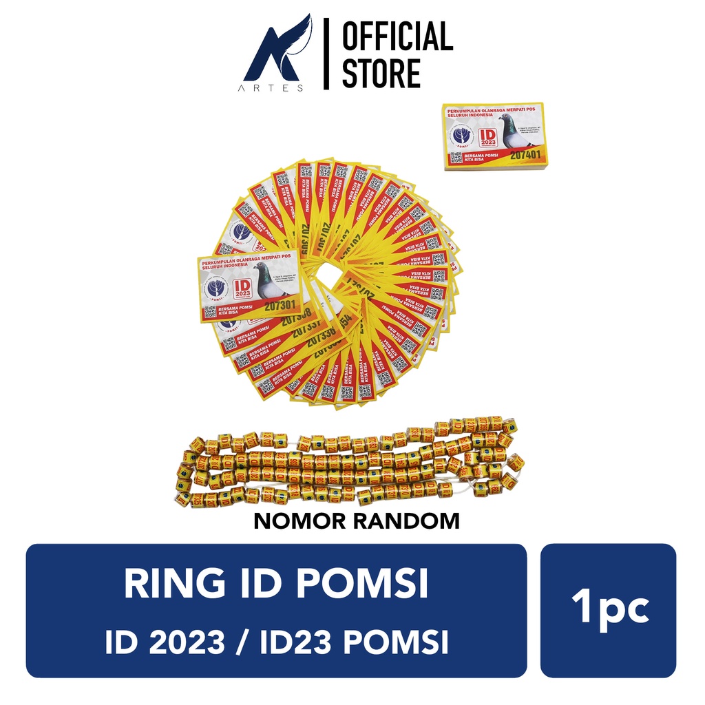 Jual POMSI RING BURUNG MERPATI POS ID 2023 Cincin Burung Japati Jepati