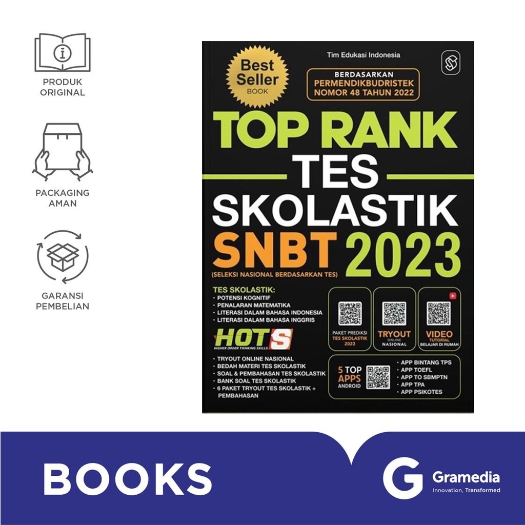 Jual Buku Top Rank Tes Skolastik Snbt Shopee Indonesia