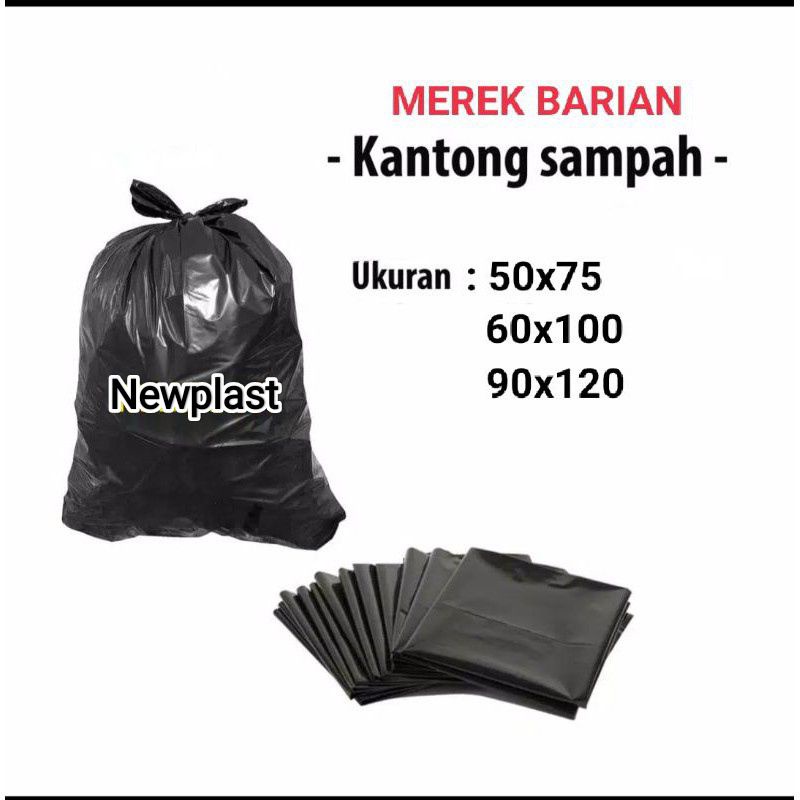 Jual Hd Kantong Kresek Sampah 60x100 90x120 Shopee Indonesia