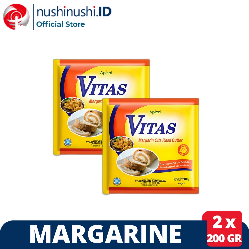 Jual Vitas Margarine Pcs Gr Shopee Indonesia