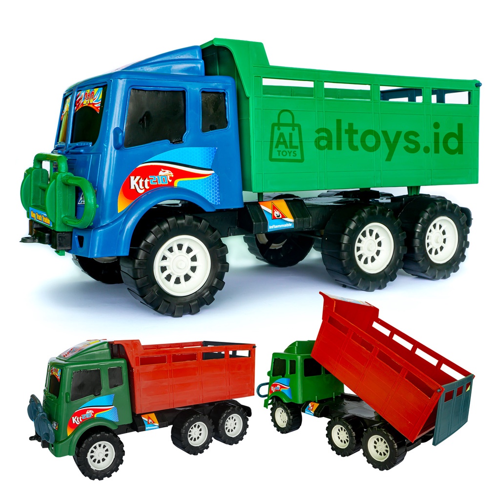 Jual WAHYU TOYS MAINAN TRUK PASIR DUMP TRUCK BESAR MURAH MOBIL TRUCK