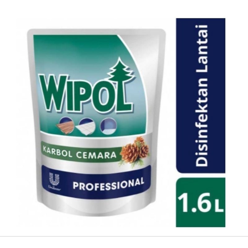 Jual UNILEVER WIPOL Professional Karbol Cemara 1 6L Shopee Indonesia