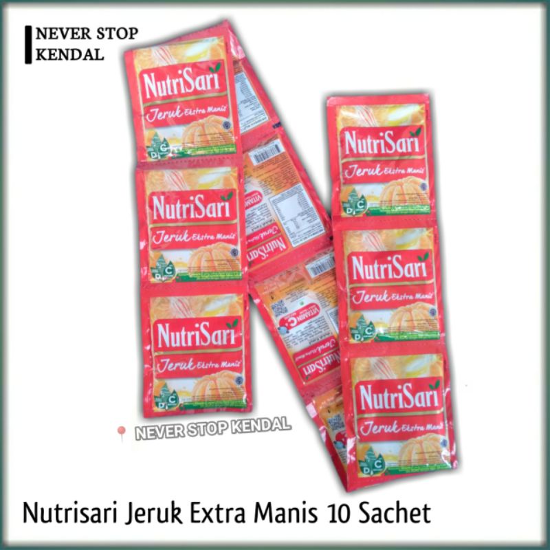 Jual Nutrisari Jeruk Extra Manis Renceng Pc Shopee Indonesia