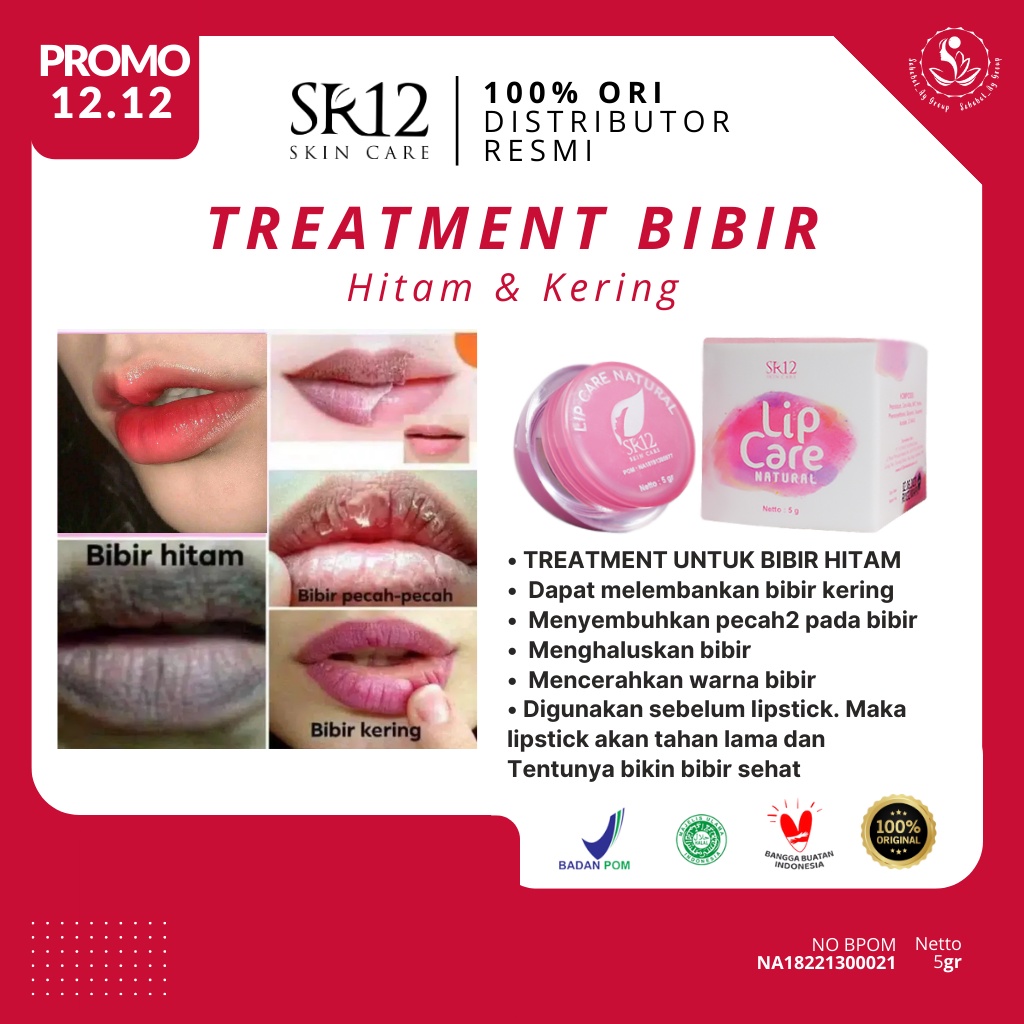 Jual Lip Care Sr Balm Pencerah Dan Pelembab Bibir Kering Pecah