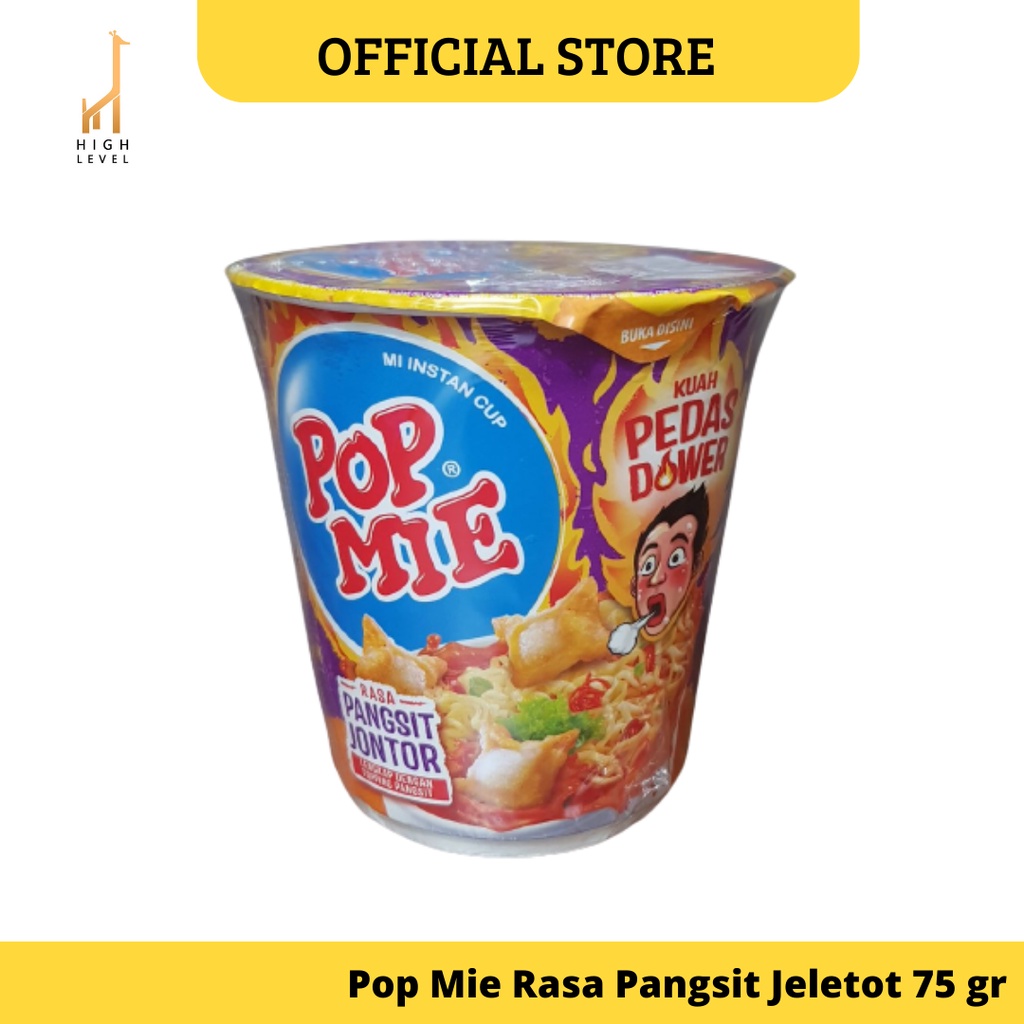 Jual Pop Mie Kuah Pedas Dower Rasa Pangsit Jeletot 75 Gr Shopee Indonesia