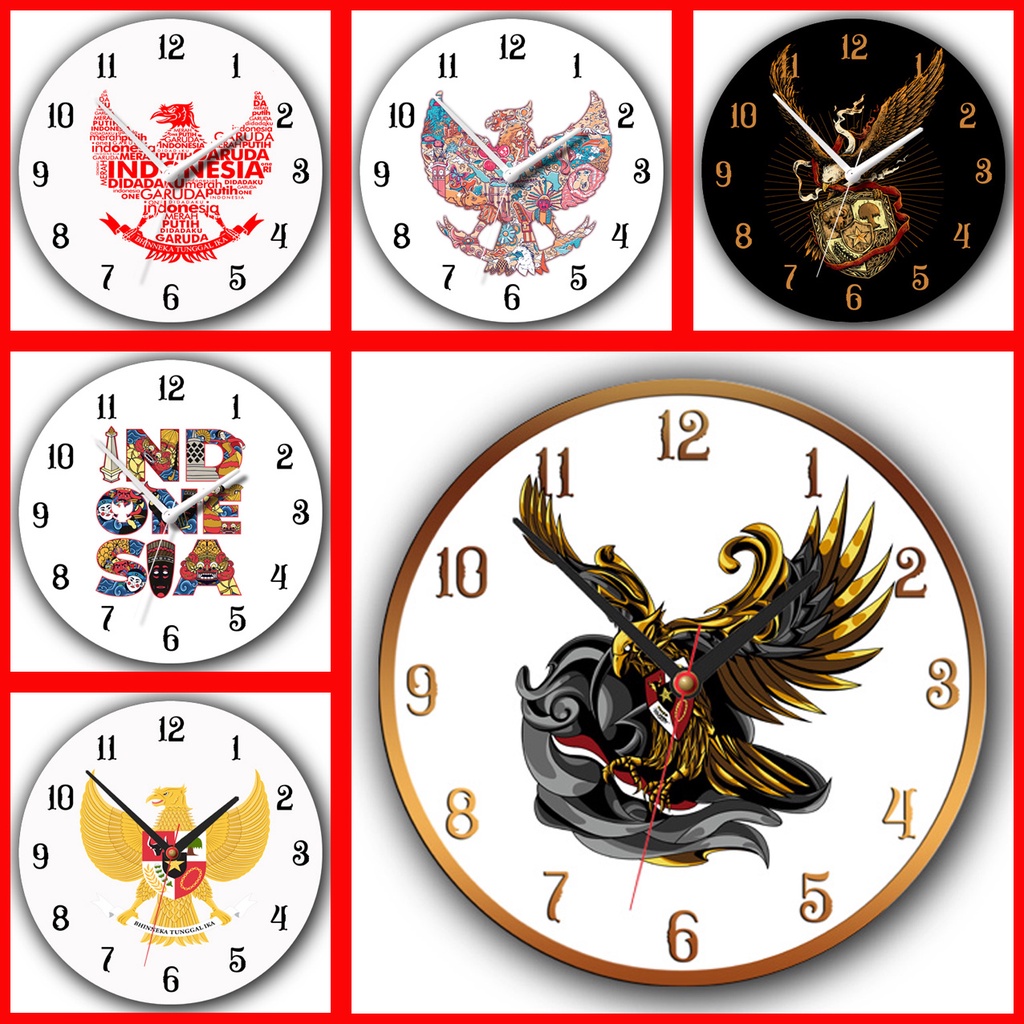 Jual Jam Dinding Garuda Pancasila Garuda Indonesia Shopee Indonesia