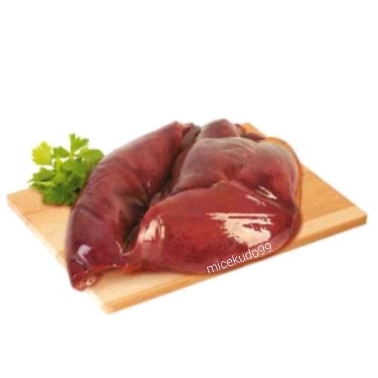 Jual Hati Sapi Segar Mentah Fresh Halal Ati Jeroan Beef Liver Shopee