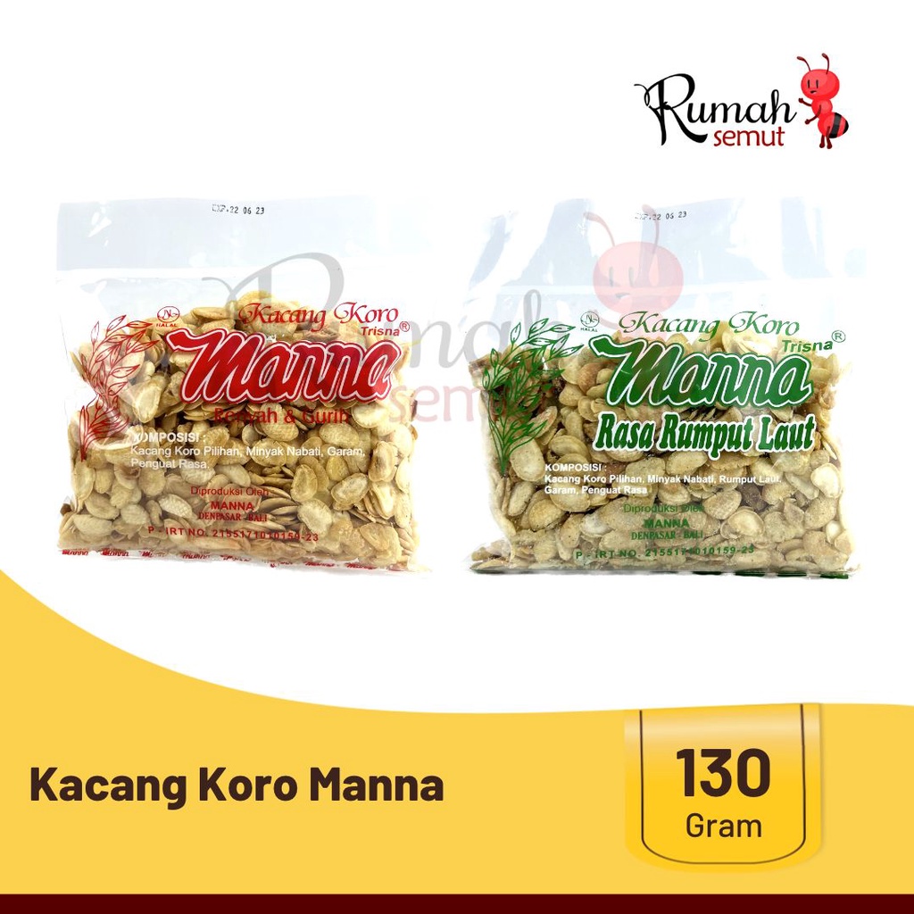 Jual Kacang Koro Manna Asli Oleh Oleh Khas Bali Gr Shopee Indonesia