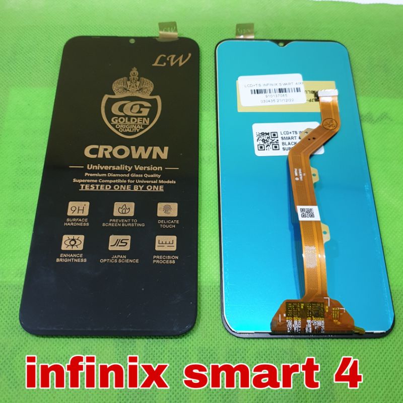 Jual LCD TS TOUCHSCREEN INFINIX SMART 4 X653 FULLSET CROWN SUPER