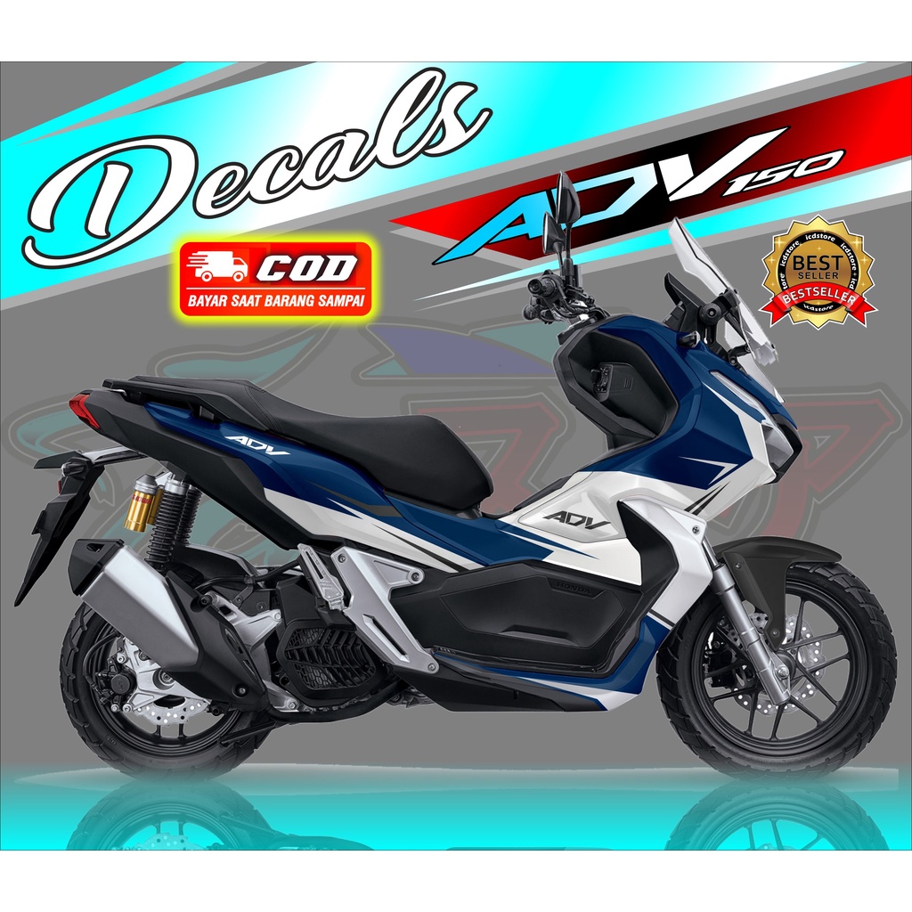 Jual Decal Stiker Honda Adv Grafis Simple Sticker Full Body Adv