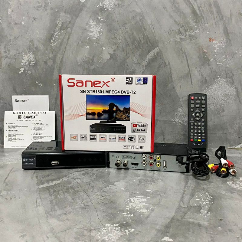 Jual Set Top Box Sanex Sni Receiver Tv Digital Stb Dvb T Shopee