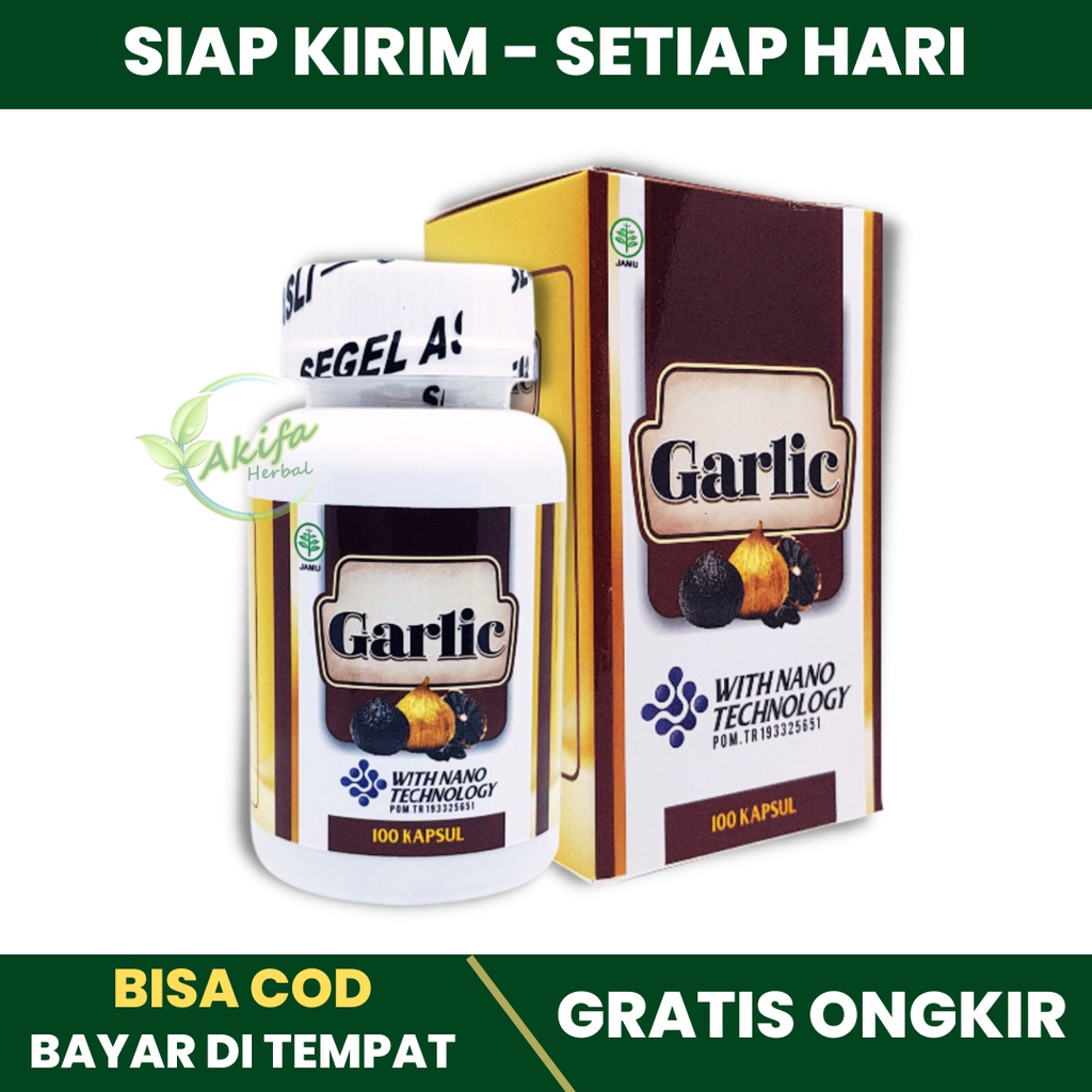 Jual Garlic Kapsul Bawang Putih Tunggal 100 Asli Dijamin Original