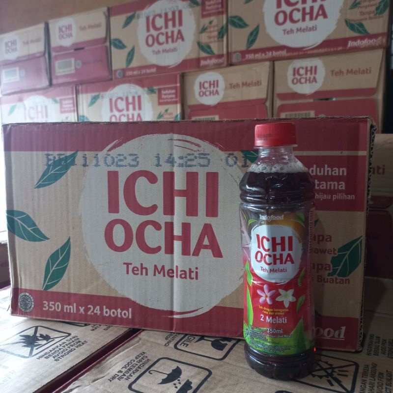 Jual Teh Ichi Ocha Melati 350 Ml 1 Dus Isi 24 Botol Shopee Indonesia