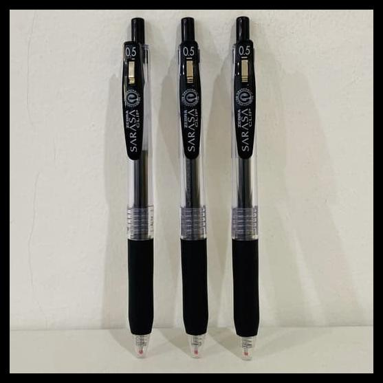 Jual Pulpen Zebra Sarasa Clip Mm Tinta Hitam Box Isi Pcs