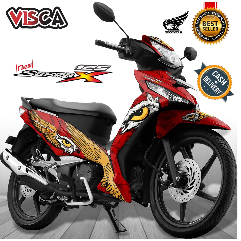 Jual Decal Supra X Fi Modif Keren Stiker Supra X Fi Full Body